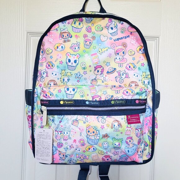 LeSportsac Tokidoki Donutella Donutino Unicorn laptop BACKPACK - Picture 1 of 10